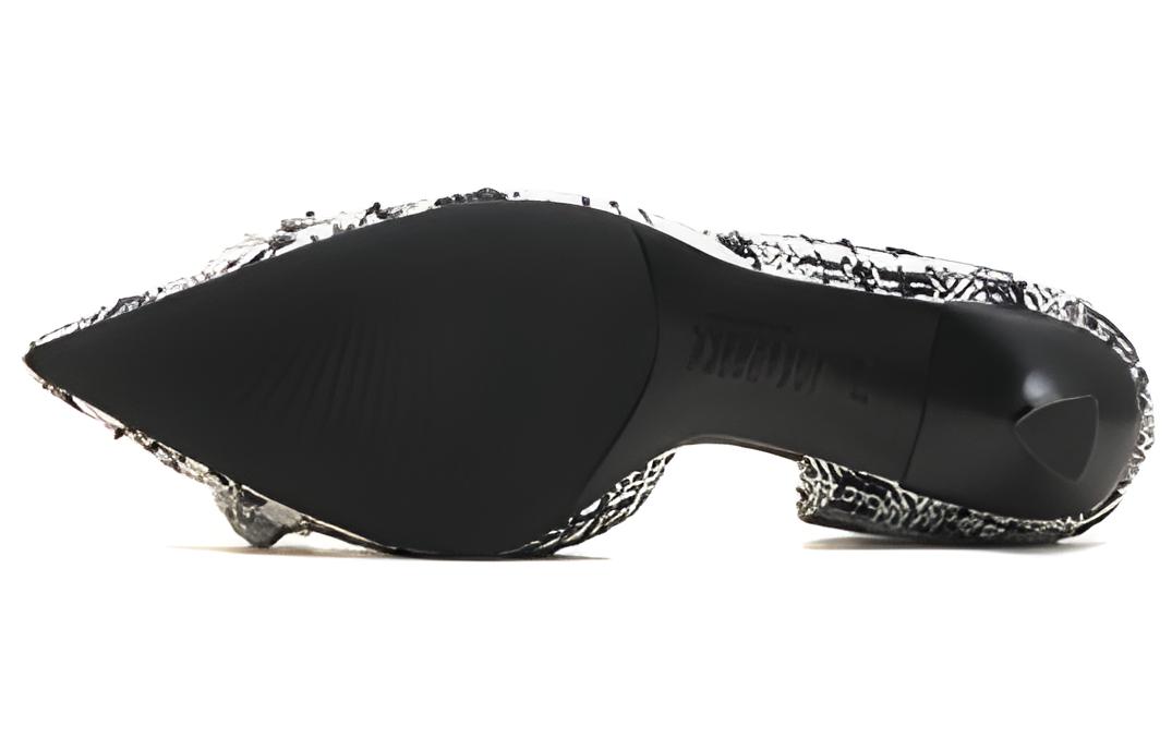 (W) Joypeace Vintage Pointed 'Chanel-Inspired Black Heels' 圖 4