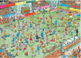 (Women) Jumbo Jan van Haasteren Football World Cup Puzzle 1000pcs 19091 (Women) Jumbo Jan van Haasteren Football World Cup Puzzle 1000pcs 19091