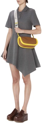 (W) JW Anderson Gaun Lengan Pendek Asimetrik Colorblock Kelabu Gelap JD0037PG1479-938 Shop (W) JW Anderson Gaun Lengan Pendek Asimetrik Colorblock Kelabu Gelap JD0037PG1479-938