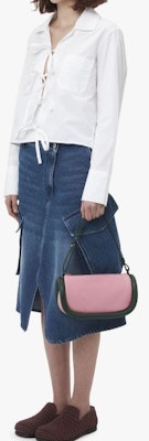 (W) Falda Midi Casual de Mezclilla Azul Irregular JW Anderson. DK0021PG1560-800 Purchase (W) Falda Midi Casual de Mezclilla Azul Irregular JW Anderson. DK0021PG1560-800