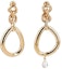 Lookbook (W) JW Anderson 水晶吊坠大圈黄铜耳环 金色 JY0121OT0003120