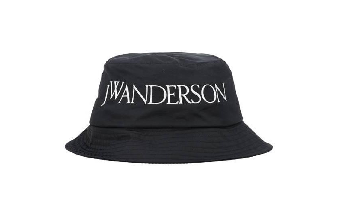 (Women) JW Anderson Embroidered Letter Bucket Hat Women’s Black AC0175FA0214999