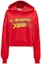 Buy (W) JW Anderson FW22 Sudadera Roja Corta con Capucha y Manga Larga JW0053PG1078450