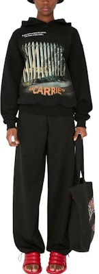 (W) Sudadera con Capucha Estampado Patrón JW Anderson FW22 Negra JW0058-PG1078-999 Lookbook (W) Sudadera con Capucha Estampado Patrón JW Anderson FW22 Negra JW0058-PG1078-999