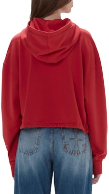 (W) JW Anderson FW24 Baju Hooji Motif Corak Oversized Merah Scarlet JW0184PG1390417-RED Shop (W) JW Anderson FW24 Baju Hooji Motif Corak Oversized Merah Scarlet JW0184PG1390417-RED