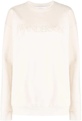 (Women) JW Anderson Letter Print Sweatshirt White JW0123PG1390-132 Order (Women) JW Anderson Letter Print Sweatshirt White JW0123PG1390-132