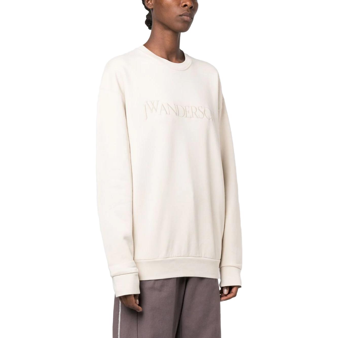 Purchase (Women) JW Anderson Letter Print Sweatshirt White JW0123PG1390-132