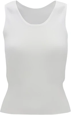 (Women) JW Anderson Slim Fit Solid Color Round Neck Tank Top White KW1133-YN0324-001 Buy (Women) JW Anderson Slim Fit Solid Color Round Neck Tank Top White KW1133-YN0324-001
