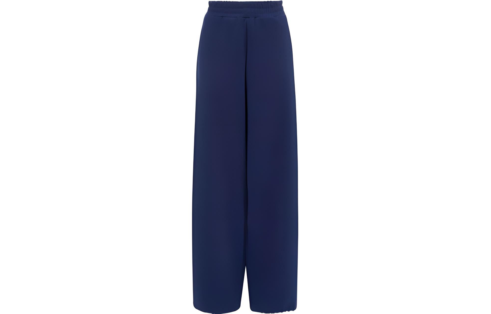 (Women) JW Anderson Solid Color Elastic Knit Joggers  Blue JR0011-PG0999-884