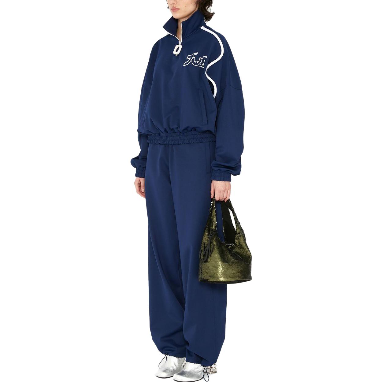 Shop (W) JW Anderson Seluar Joggers Knit Elastik Warna Biru. JR0011-PG0999-884