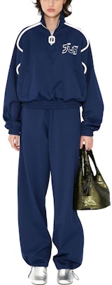 (W) JW Anderson Seluar Joggers Knit Elastik Warna Biru. JR0011-PG0999-884 Details for (W) JW Anderson Seluar Joggers Knit Elastik Warna Biru. JR0011-PG0999-884