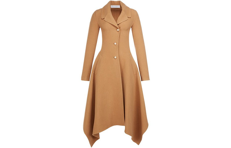 (Women) JW Anderson SS21  Long Trench Coat Solid Color Camel CO0064-PG0352-185