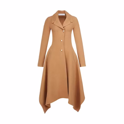 (Women) JW Anderson SS21 Long Trench Coat Solid Color Camel CO0064-PG0352-185