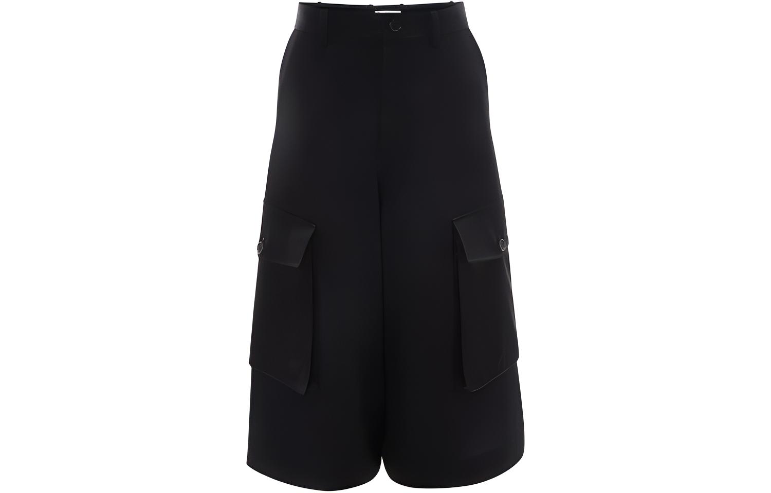 (Women) JW Anderson SS21 Cropped Wool Work Pants Black. SR0021-PG0011-999