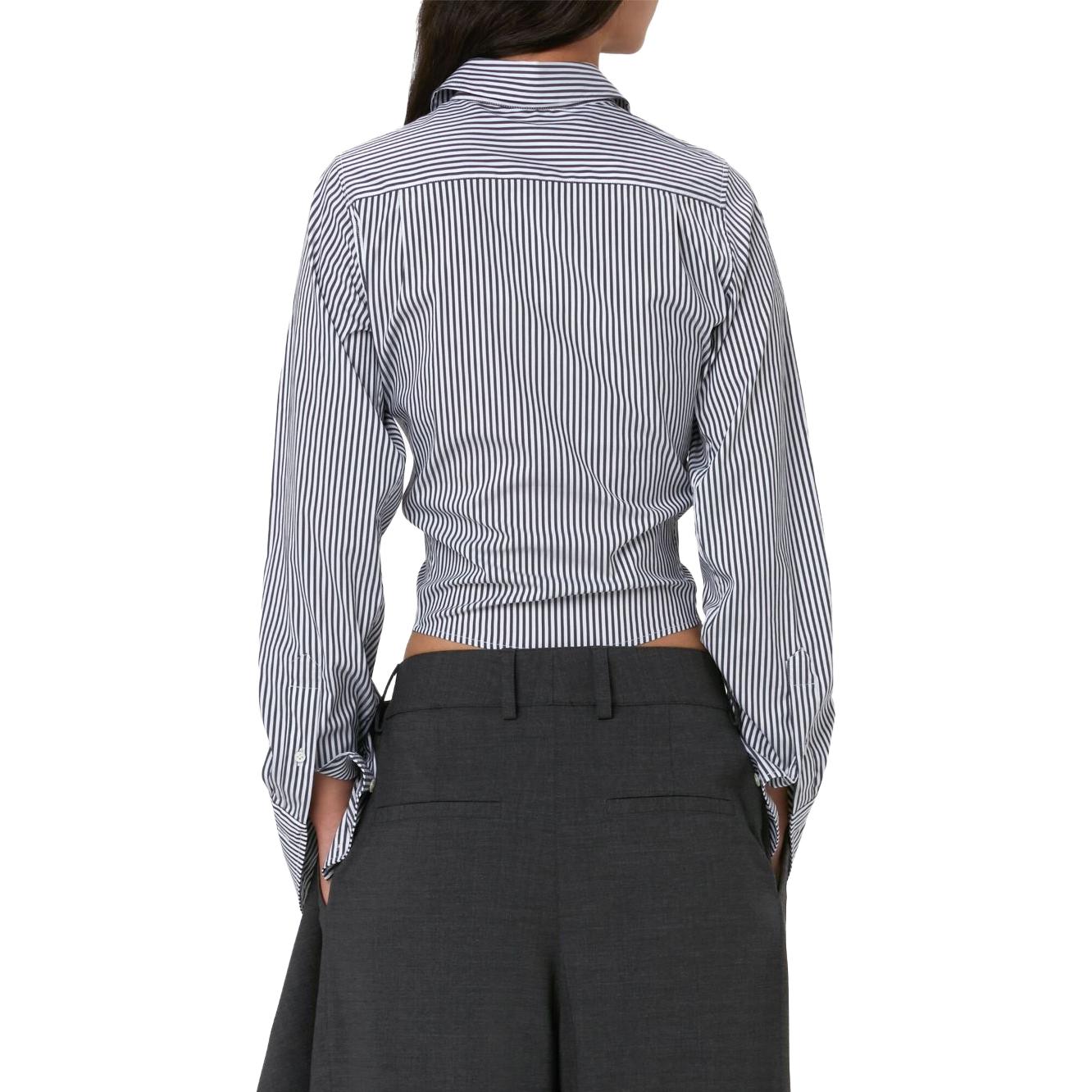 Shop (W) Camisa Blanca Rayas Solapa JW Anderson SS23 Mujer SH0234-PG1327-971