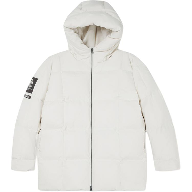 (Women) Kappa  Hooded Long-Sleeve Down Jacket Birch White Casual Warm Coat. K0D82YY75-0114 圖 2
