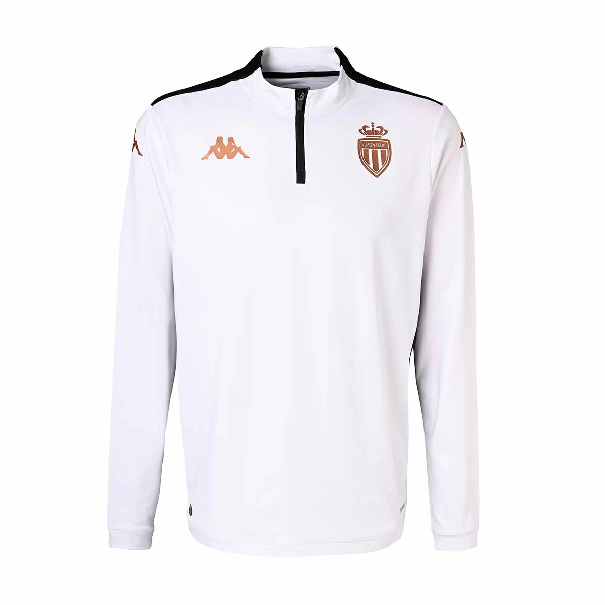 Kappa Ablas Pro 8 AS Monaco White Football Jersey - Stylish & Comfortable. 32217VW-A01