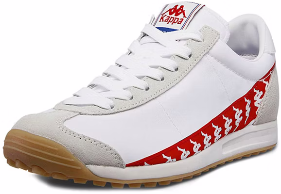 Kappa BANDA 復古串標 低幫 運動休閒鞋 女款 白紅 Order Kappa BANDA 復古串標 低幫 運動休閒鞋 女款 白紅