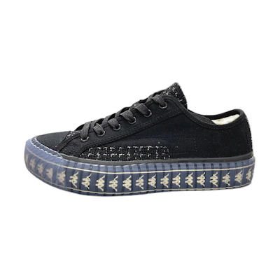 (W) Kappa Canvas 'Casual Black'