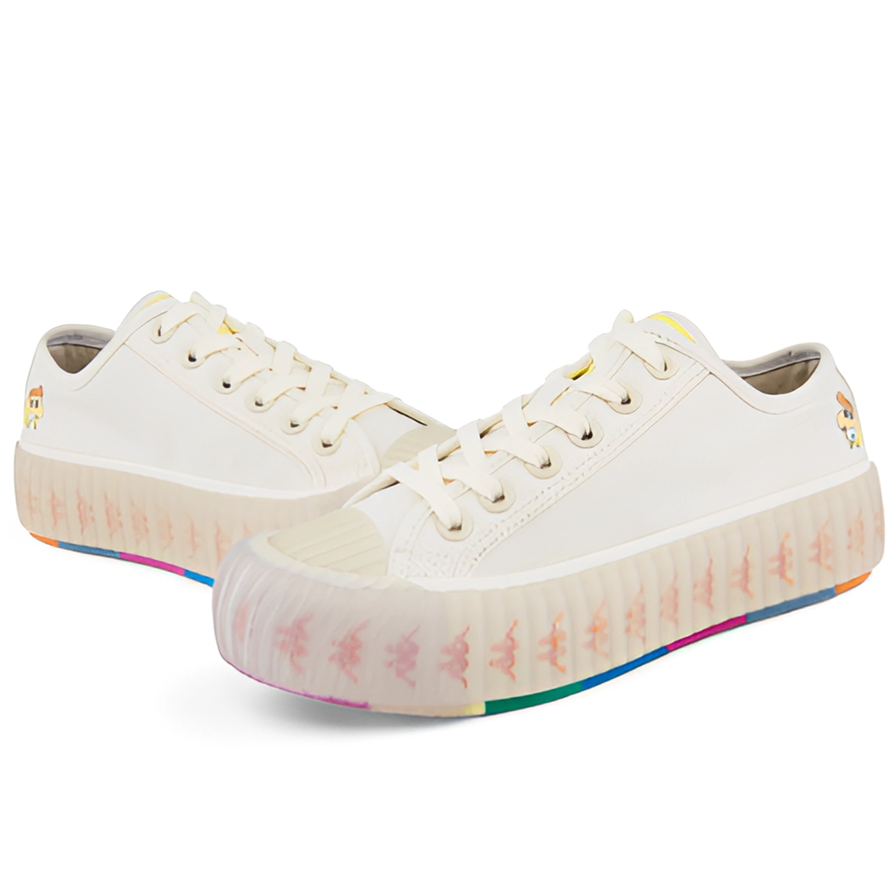 (W) Kappa Canvas Sneaker 'Pink White' 圖 3