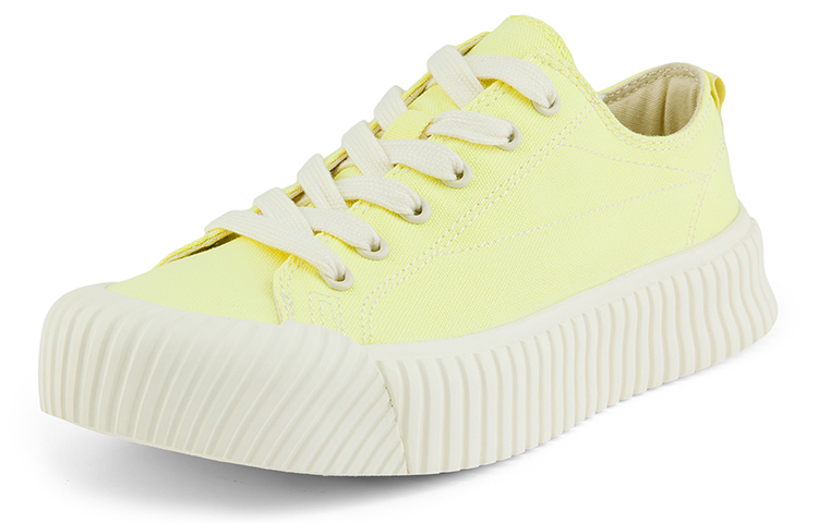 (W) Kappa Canvas Sneaker 'Yellow White' 圖 2