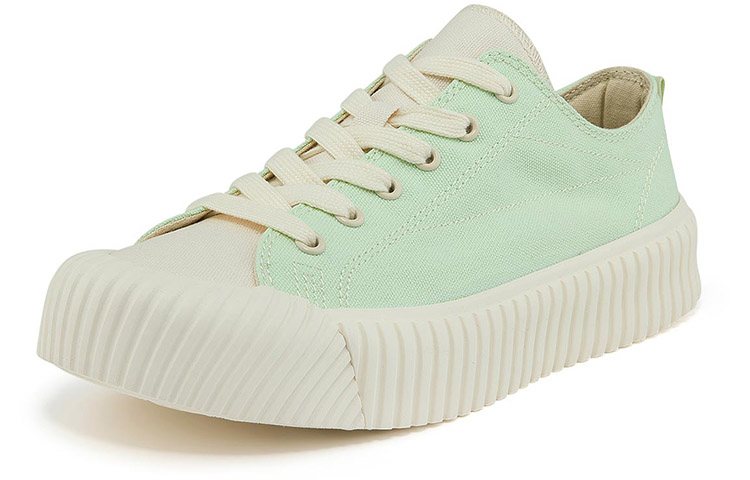 (W) Kappa Canvas Sneakers 'White Green' 圖 2