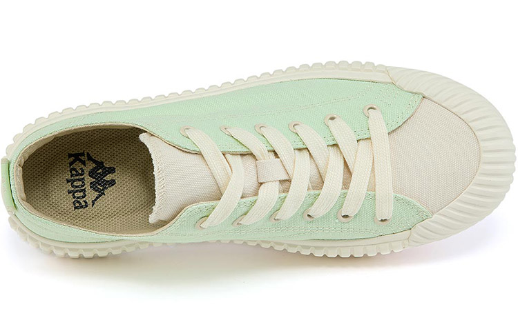 (W) Kappa Canvas Sneakers 'White Green' 圖 3
