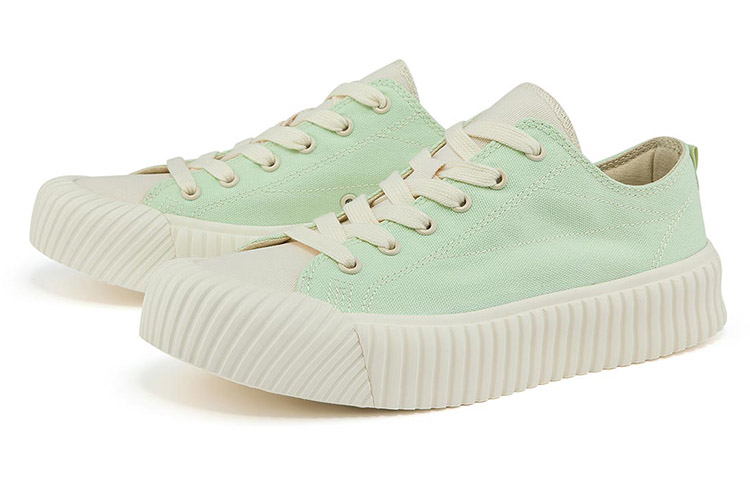 (W) Kappa Canvas Sneakers 'White Green' 圖 4