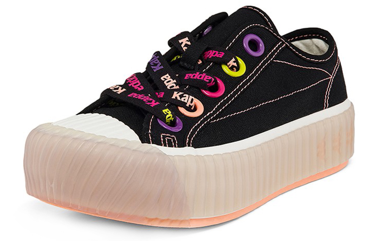 Order (W) Kappa Casual Low-Top 'Negro Blanco' K0B65VS38-990