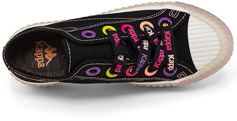 (Women) Kappa Casual Low-Top 'Black White' K0B65VS38-990 Lookbook (Women) Kappa Casual Low-Top 'Black White' K0B65VS38-990