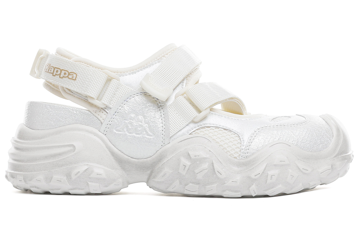 Order Kappa 潮流休閒 透氣舒適 沙灘涼鞋 女款 冬日白