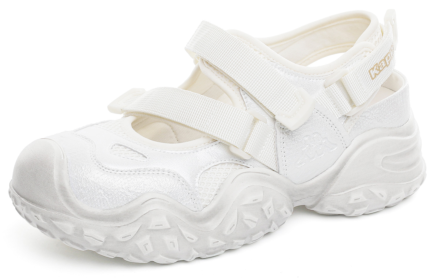 Lookbook Kappa 潮流休閒 透氣舒適 沙灘涼鞋 女款 冬日白