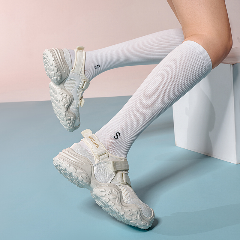 Cheap Kappa 潮流休閒 透氣舒適 沙灘涼鞋 女款 冬日白