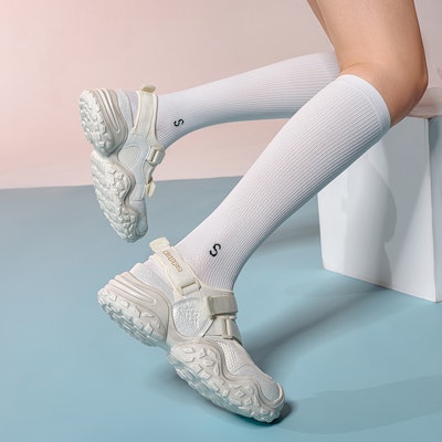 Kappa 潮流休閒 透氣舒適 沙灘涼鞋 女款 冬日白 Cheap Kappa 潮流休閒 透氣舒適 沙灘涼鞋 女款 冬日白