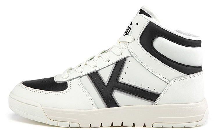(W) Kappa Casual Skate Shoes 'Black White'