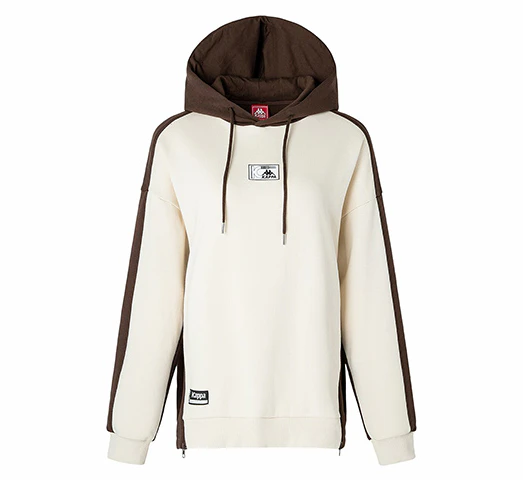 women-kappa-casual-sport-knit-spliced-fleece-pullover-hoodie-k0-a62-mt-65-d