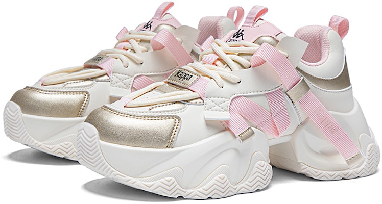 (W) Kappa Sepatu Chunky Ayah 'Putih Emas' K0D85MC41CJ-012 Sizing (W) Kappa Sepatu Chunky Ayah 'Putih Emas' K0D85MC41CJ-012