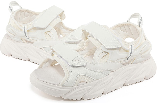 (Women) Kappa Chunky Velcro Sandals 'Korean White' K0D45LL17-012 Purchase (Women) Kappa Chunky Velcro Sandals 'Korean White' K0D45LL17-012