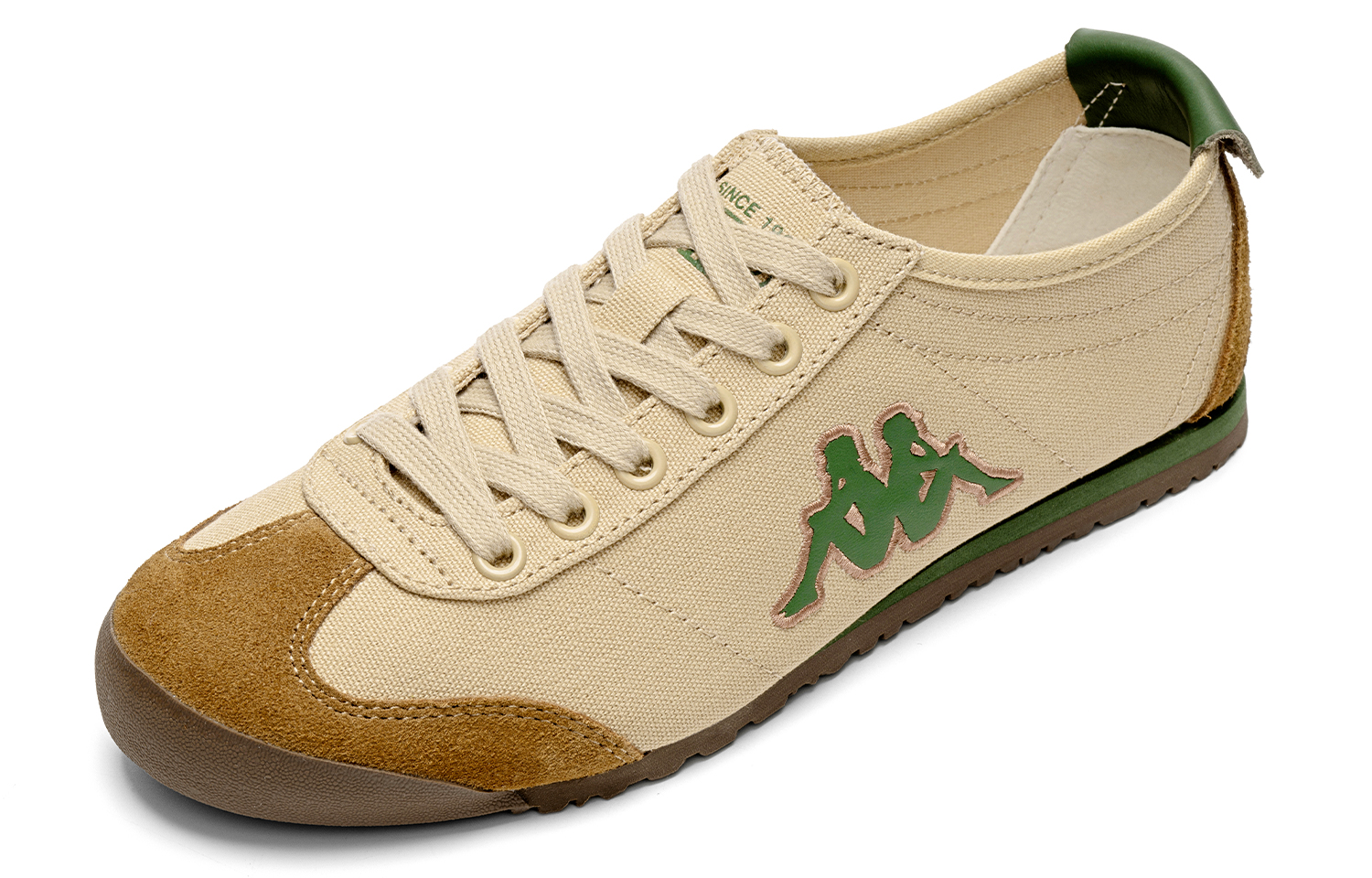 Lookbook Kappa 經典休閒 舒適輕便 時尚百搭 防滑耐磨 低筒 帆布鞋 女款 灰綠