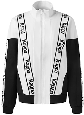 (W) カッパ カラーブロック テーププリント トラックジャケット K0A22WK09D Buy (W) カッパ カラーブロック テーププリント トラックジャケット K0A22WK09D