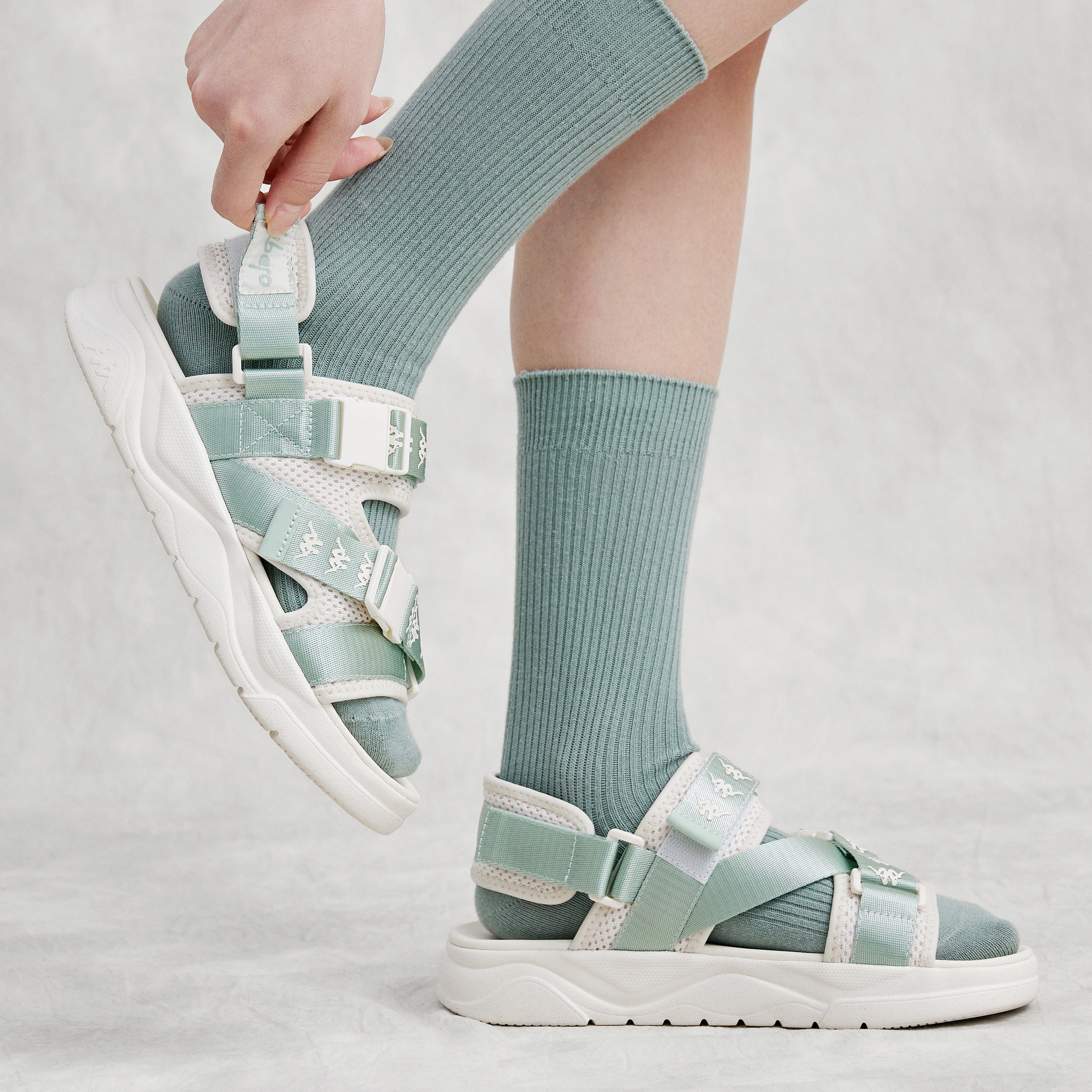 (W) Kappa CMFT Casual Slide 'Green' 圖 11