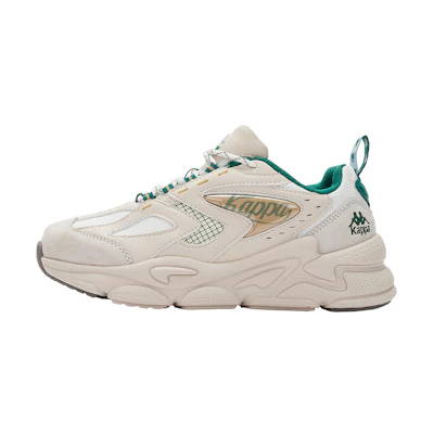 (W) Kappa Deconstructed Retro 'White Green'