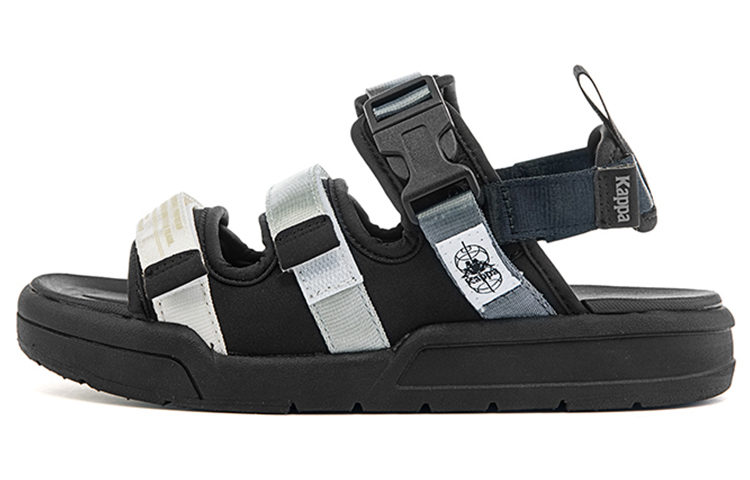 (W) Kappa Fashion Sports Sandals 'Black Grey'
