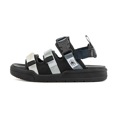 (W) Kappa Fashion Sports Sandals 'Black Grey'