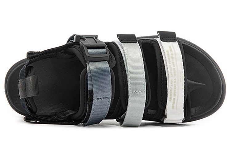 (W) Kappa Fashion Sports Sandals 'Black Grey' 圖 2