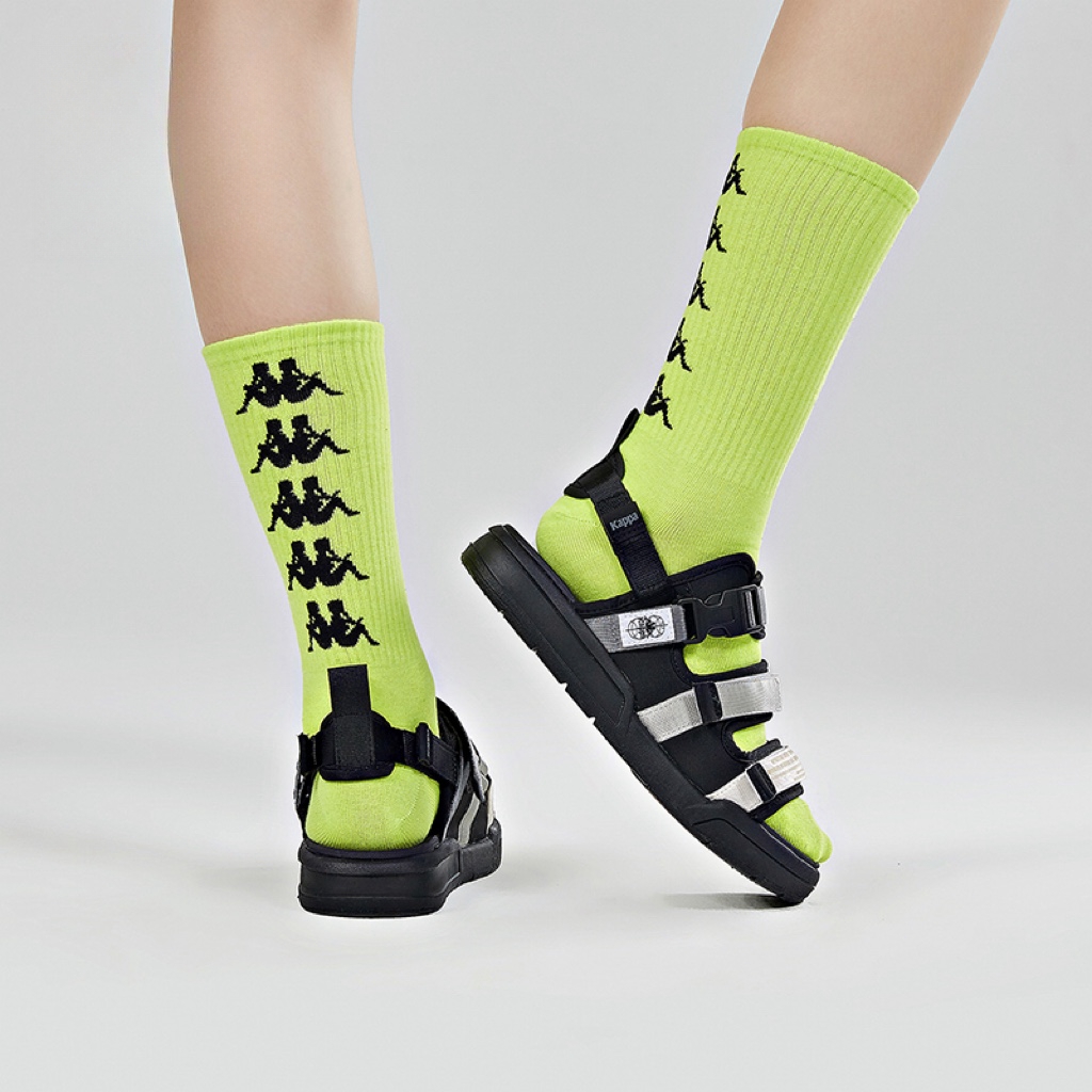 (W) Kappa Fashion Sports Sandals 'Black Grey' 圖 5