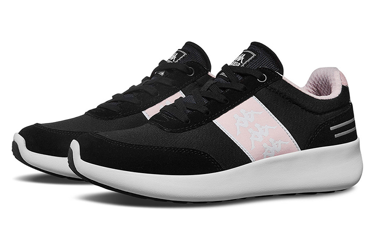 (W) Kappa Fashion Tongue Label Running Shoes 'Black Pink' 圖 3