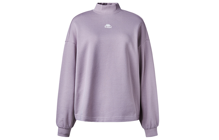 (Women) Kappa Half-Turtleneck Pullover Sweatshirt with Logo Design K0A22WT29D
