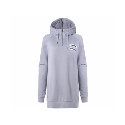 (Women) Kappa Half-Zip Logo Hoodie Long Casual Sportswear K0A62MT03F