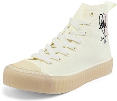 (W) 카파 하이탑 캔버스 "화이트 발렌타인 자수" KPDDFVS90C-0106 Order (W) 카파 하이탑 캔버스 "화이트 발렌타인 자수" KPDDFVS90C-0106